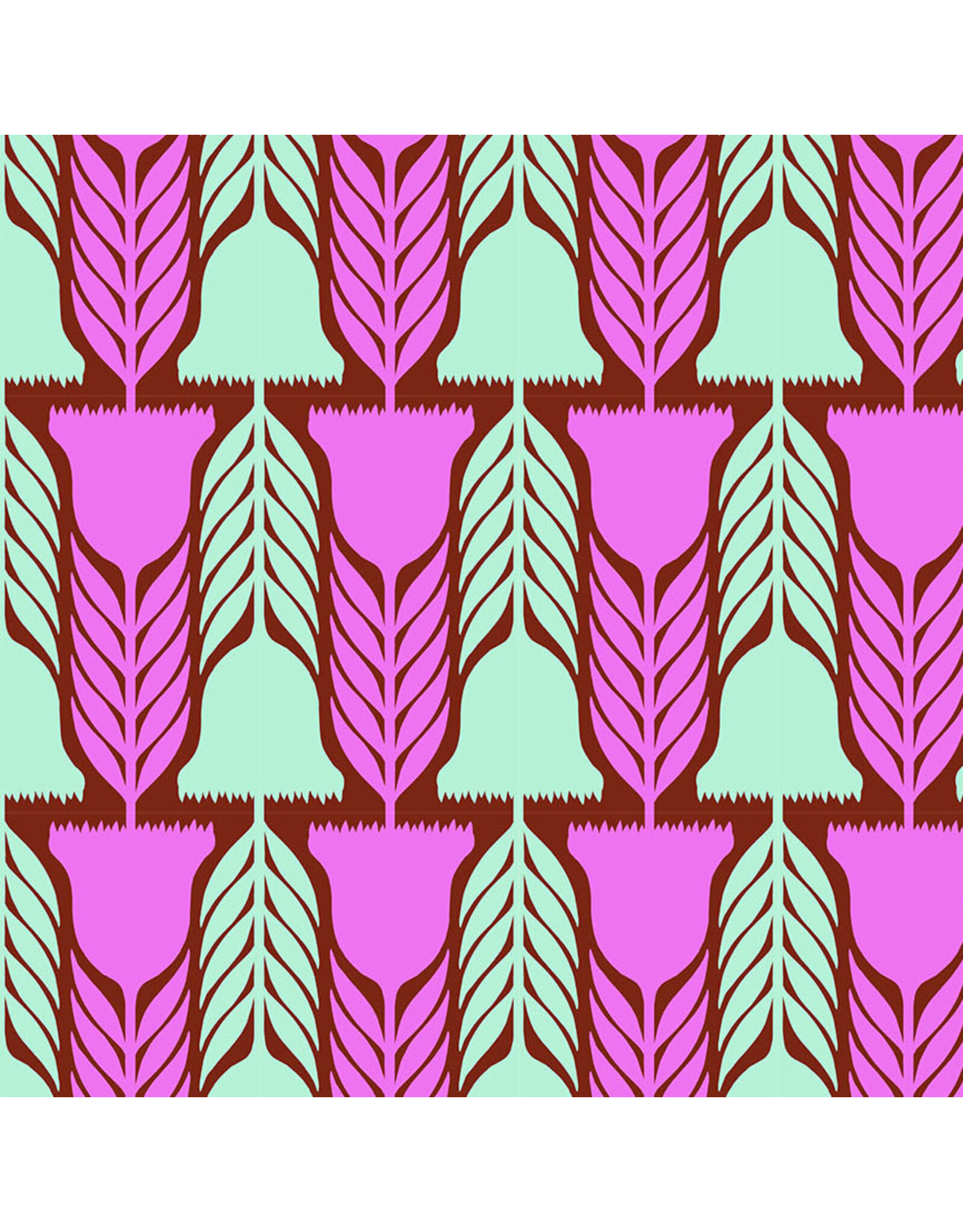 Anna Maria Silhouette, Heritage in Brick, Linen/Cotton Blend Fabric Half-Yards