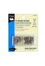 Dritz Hooks & Eyes, Size 2