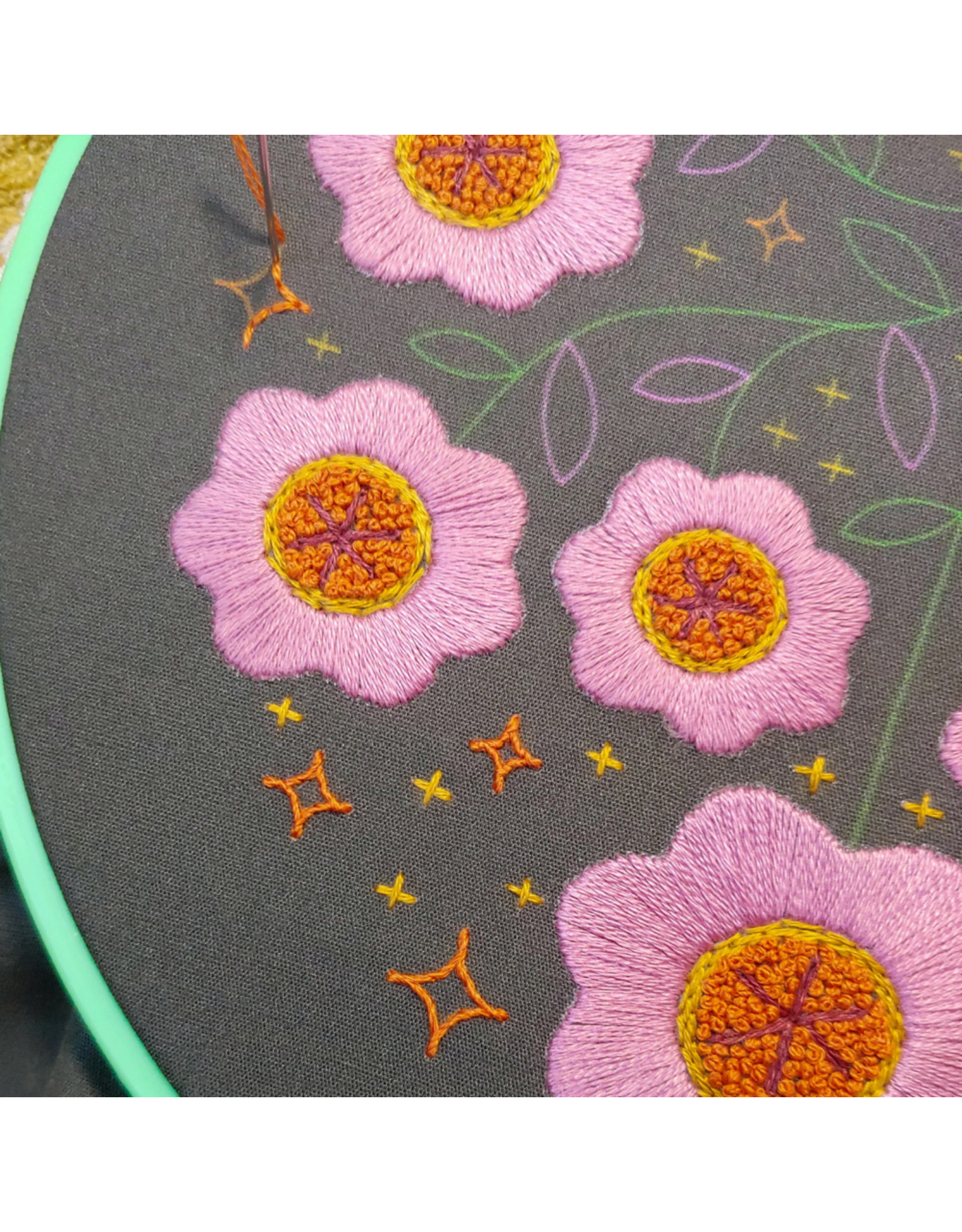 cozyblue ON ORDER-Enchanted Embroidery Kit from cozyblue