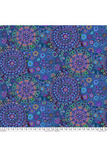 Kaffe Fassett Kaffe Collective Classics, Millefiore in Blue, Fabric Half-Yards