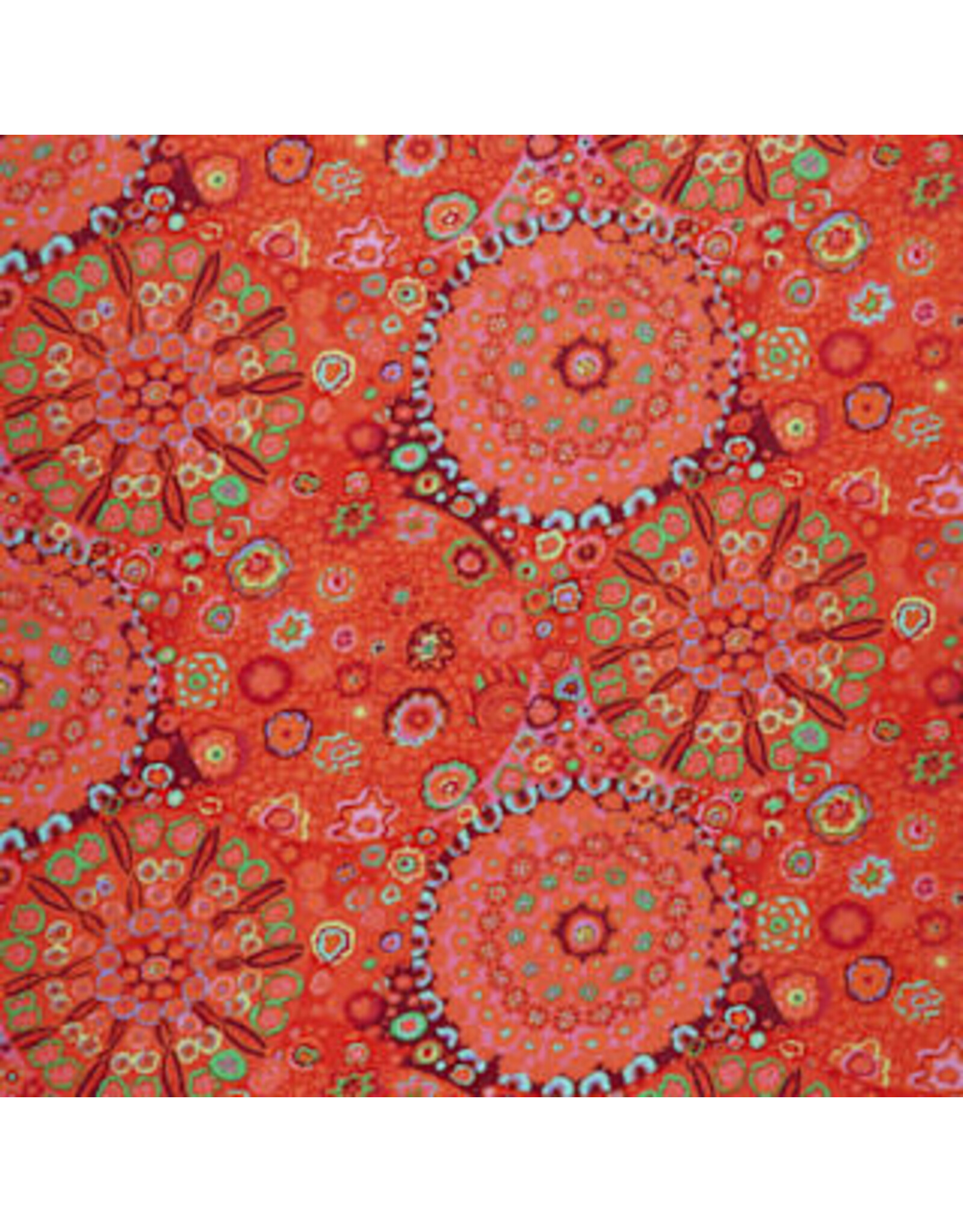 Kaffe Fassett Collective Kaffe Collective Classics, Millefiore in Tomato, Fabric Half-Yards