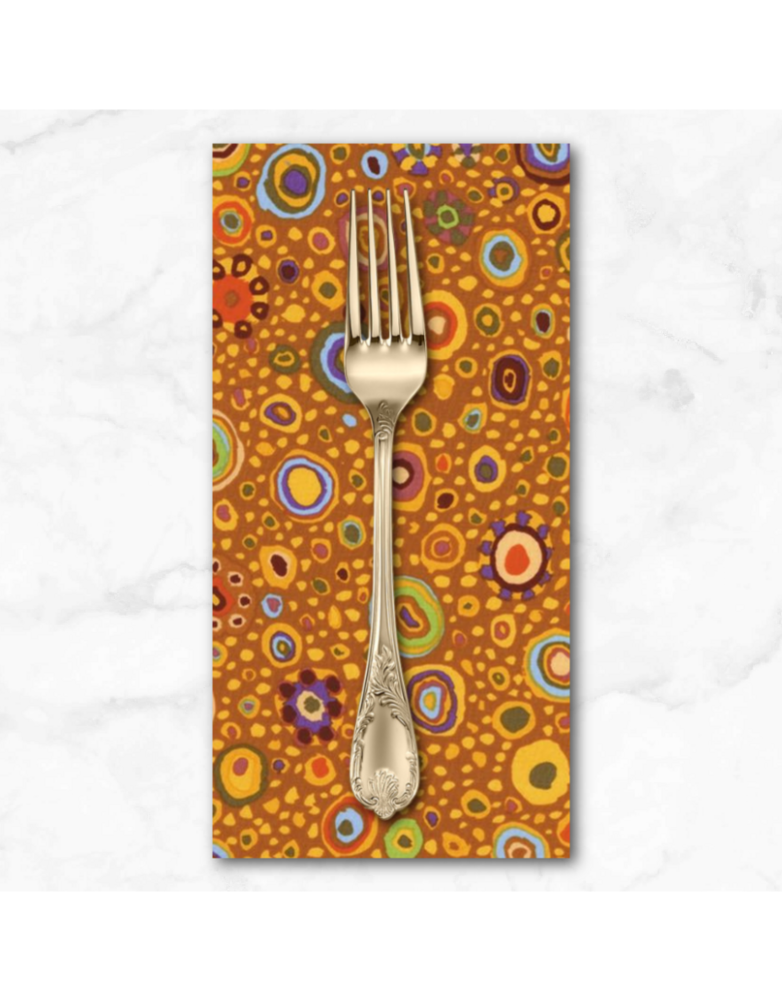 PD's Kaffe Fassett Collection Kaffe Collective Classics, Roman Glass in Gold, Dinner Napkin