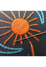 cozyblue Blue Moon Embroidery Kit from cozyblue