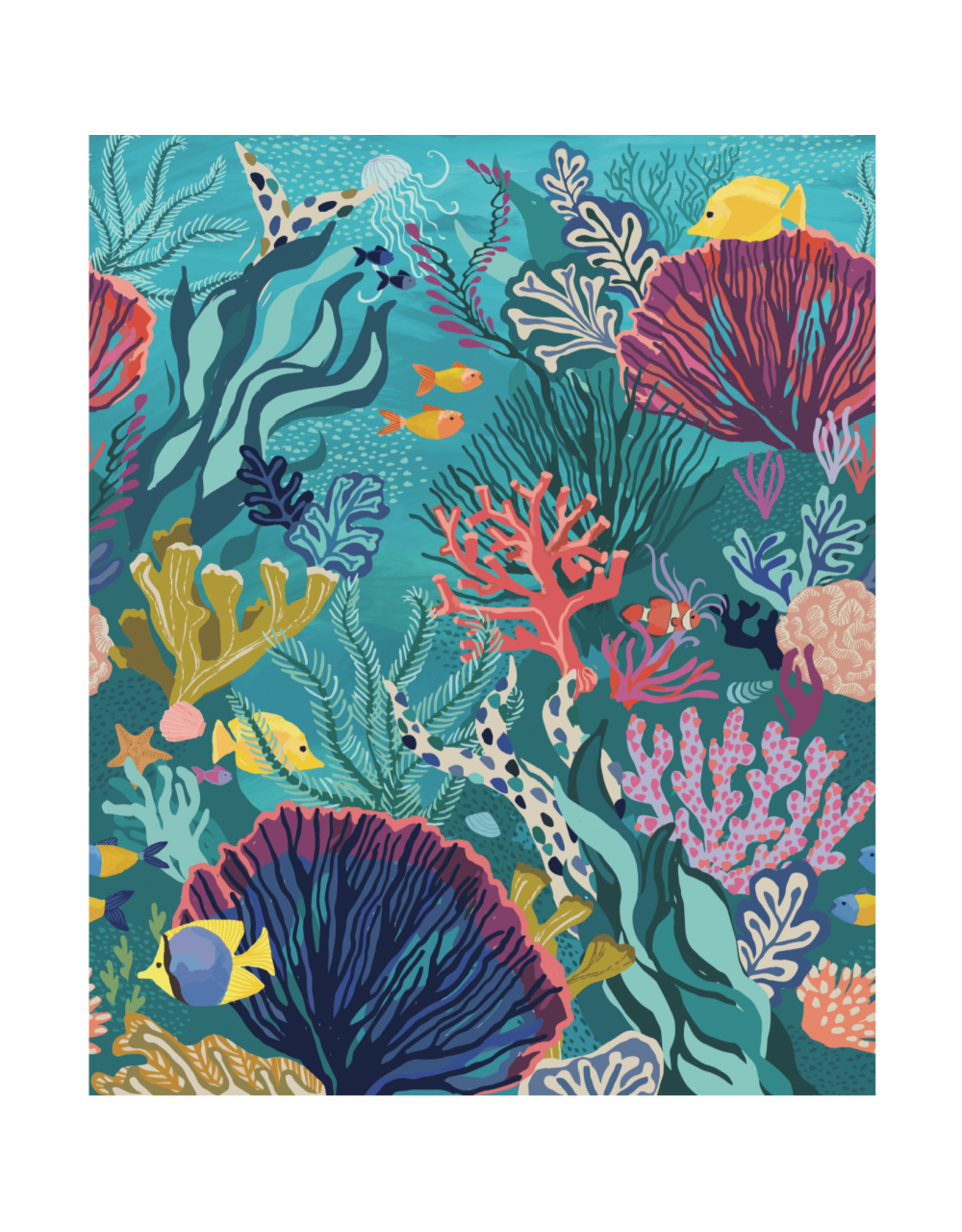 Moda The Reef, 36" x 44" Fabric Panel