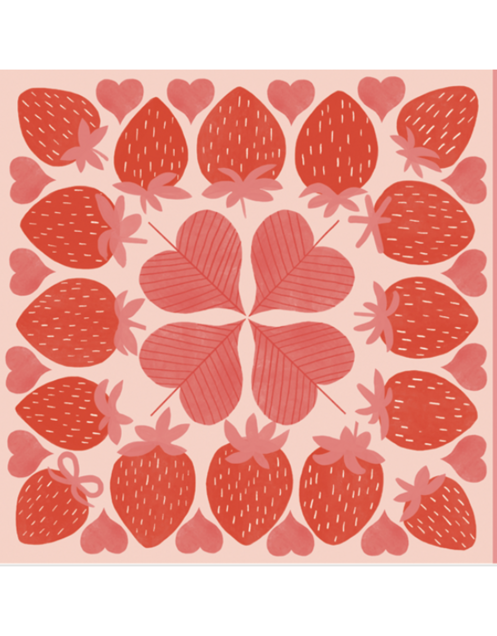 Lizzy House Funny Valentine, 36" x 44" Fabric Panel