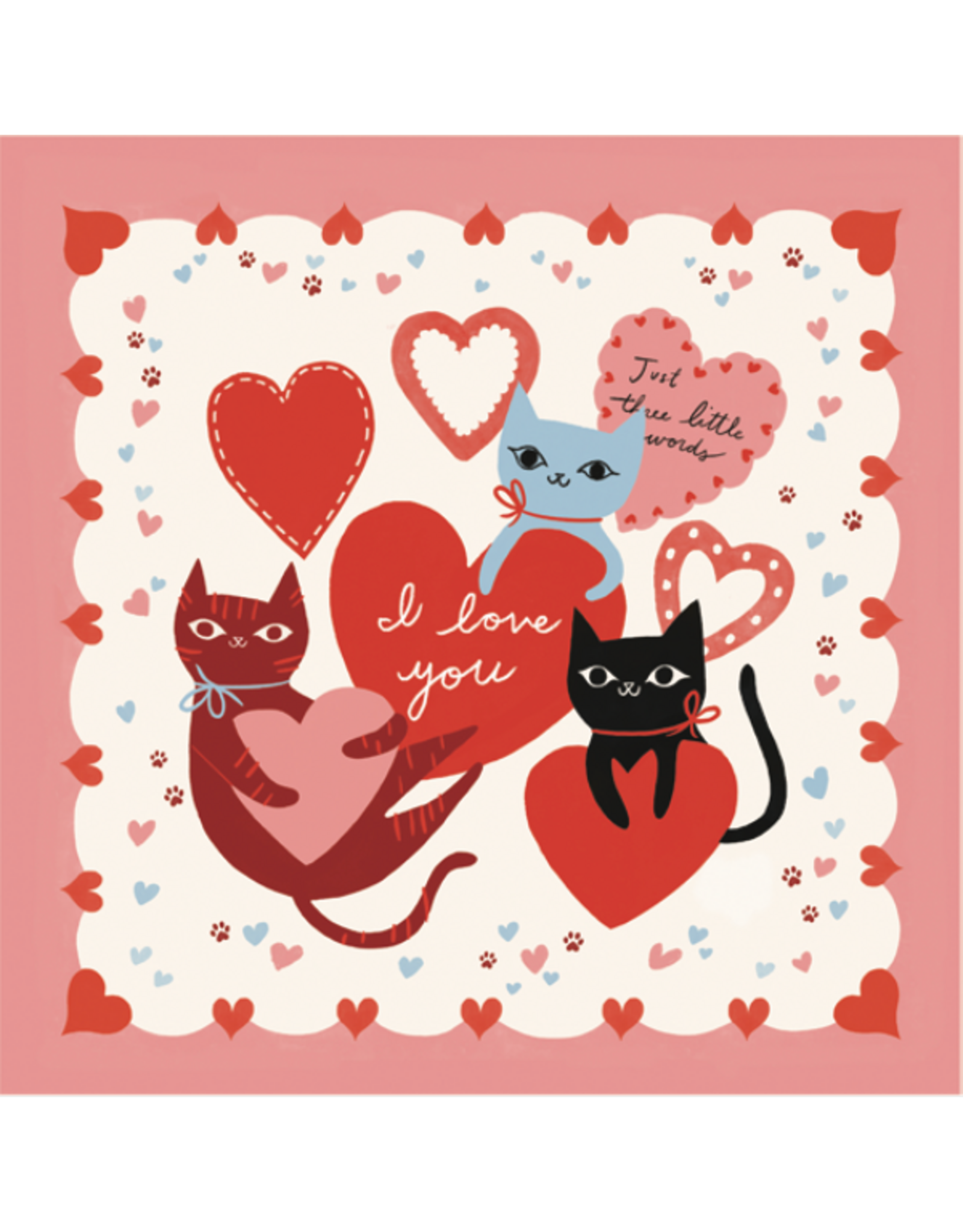 Lizzy House Funny Valentine, 36" x 44" Fabric Panel