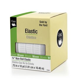 Dritz Woven Non-Roll Elastic 3/4 inch wide, by the yard