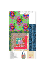 Anna Maria Yesterday, Tote Panel No.1 in Multi, 23” x 42”