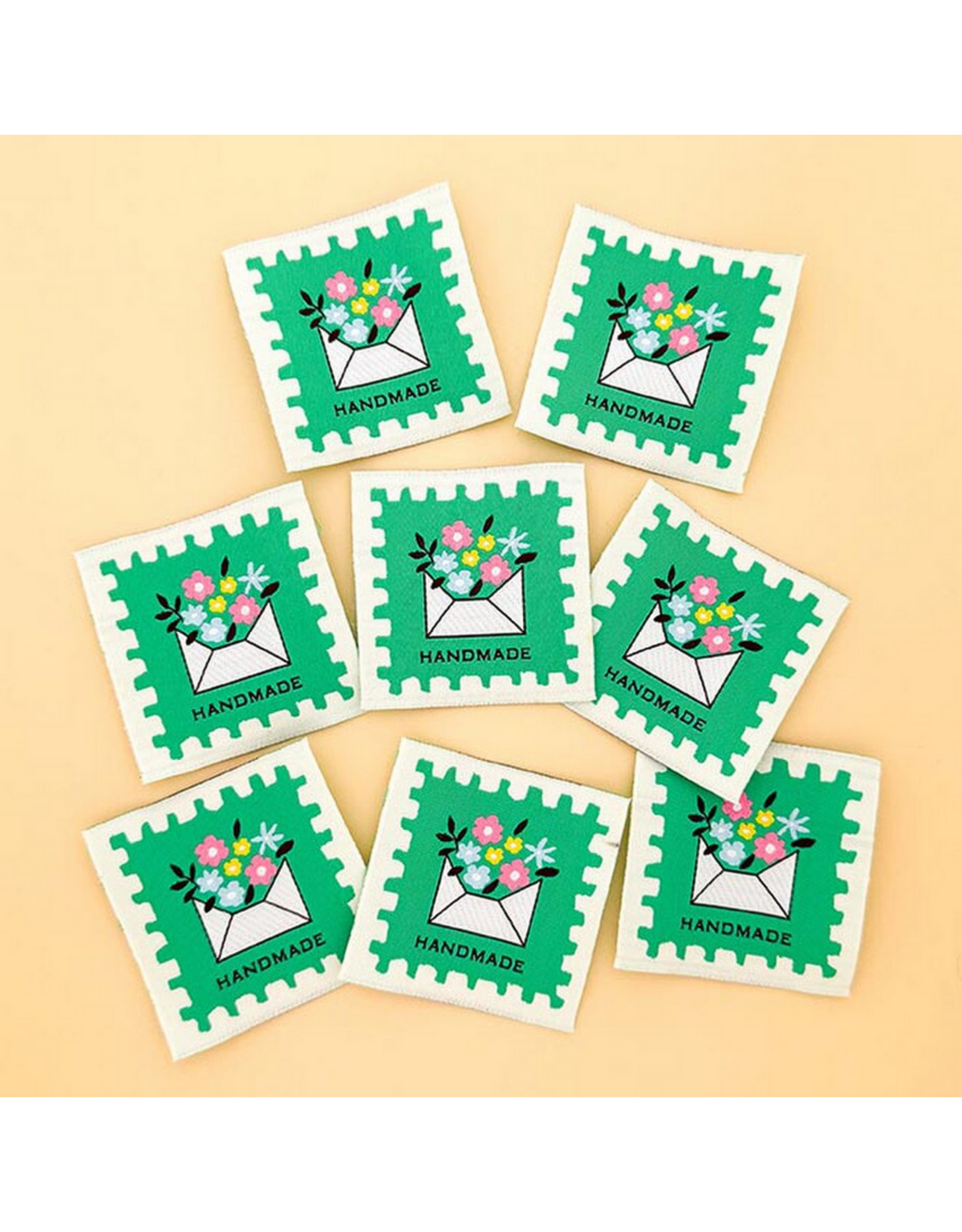 Minki Kim Bloom Note Handmade - Woven Label Tags, Set of 8