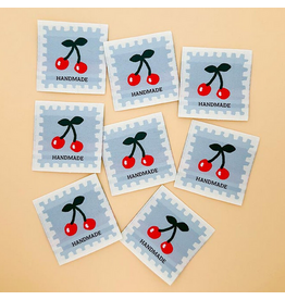 Minki Kim Cherry Blue - Woven Label Tags, Set of 8
