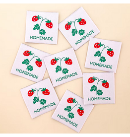 Minki Kim Pink Homemade - Woven Label Tags, Set of 8