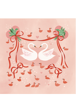 PD's Lizzy House Collection Funny Valentine, Set of 9 Cocktail Napkins