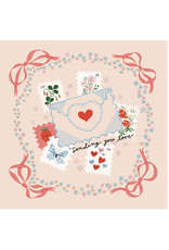 PD's Lizzy House Collection Funny Valentine, Set of 9 Cocktail Napkins