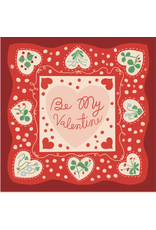 PD's Lizzy House Collection Funny Valentine, Set of 9 Cocktail Napkins