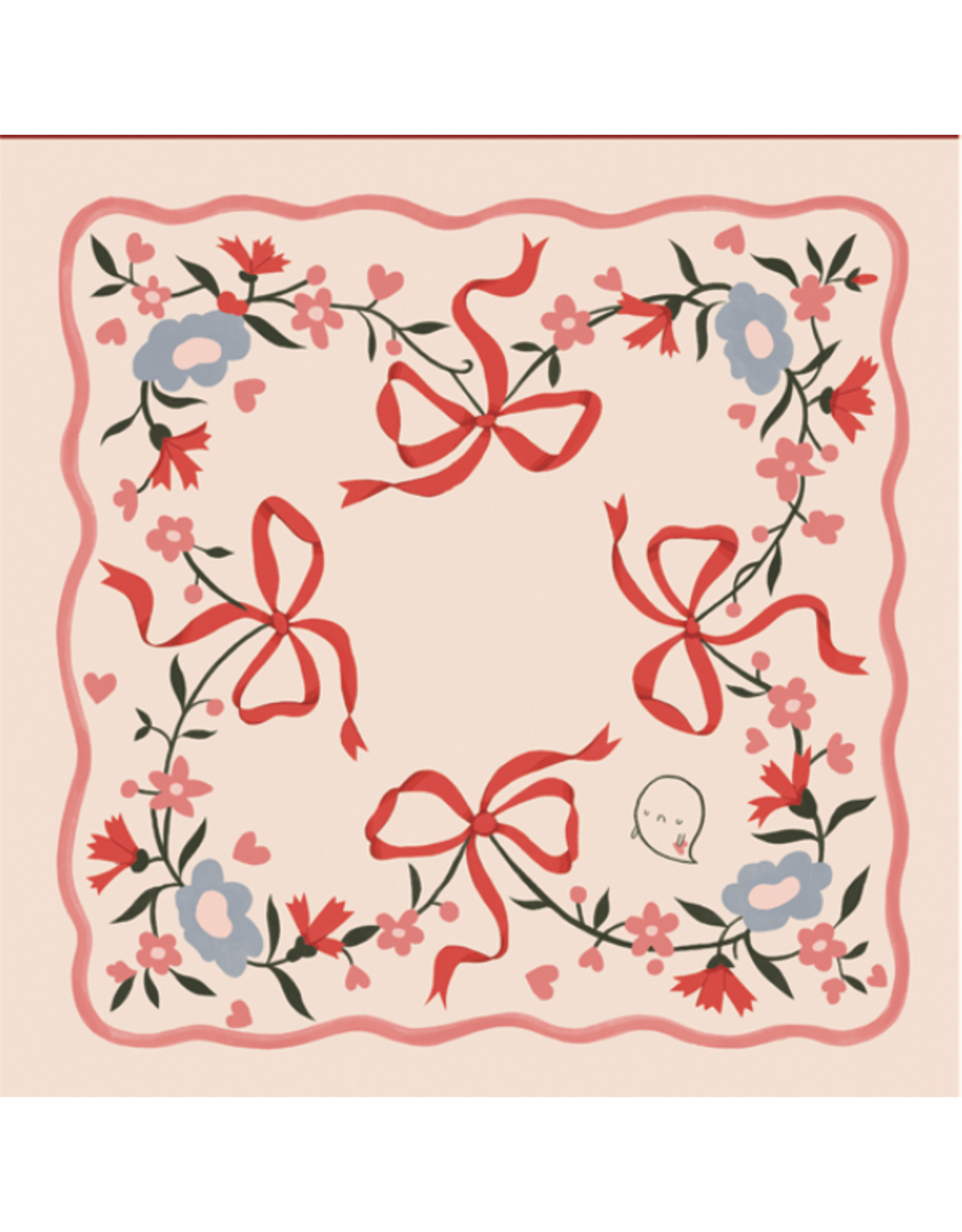 PD's Lizzy House Collection Funny Valentine, Set of 9 Cocktail Napkins