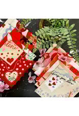 PD's Lizzy House Collection Funny Valentine, Set of 9 Cocktail Napkins