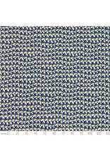 Hokkoh, Japan Cotton Lawn, Abstracts, Geometric in Blue Green, Fabric Half-Yards