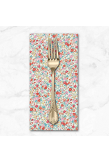 PD's Sevenberry Collection Cheerful,  Rose Floral in Pink , Dinner Napkin