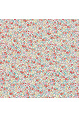 Sevenberry Cheerful, Rose Floral in Pink, Fabric Half-Yards