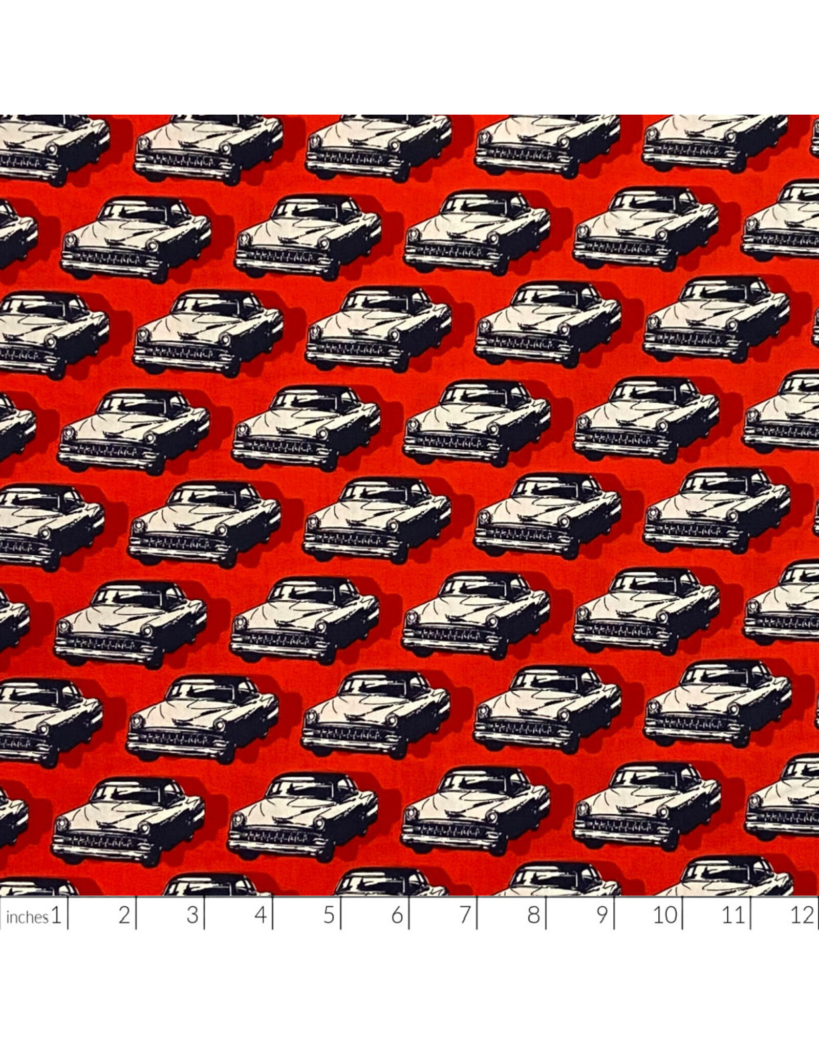 PD's Sevenberry Collection Japan Novelty,  Classic Cars in Redbase , Dinner Napkin