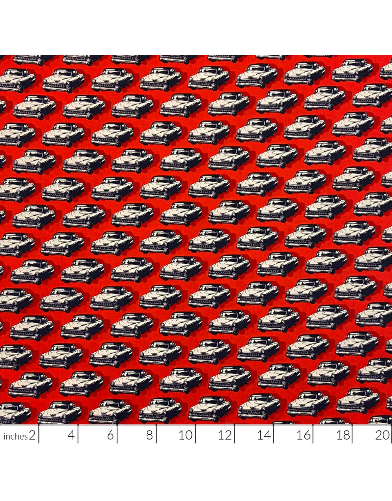 PD's Sevenberry Collection Japan Novelty,  Classic Cars in Redbase , Dinner Napkin