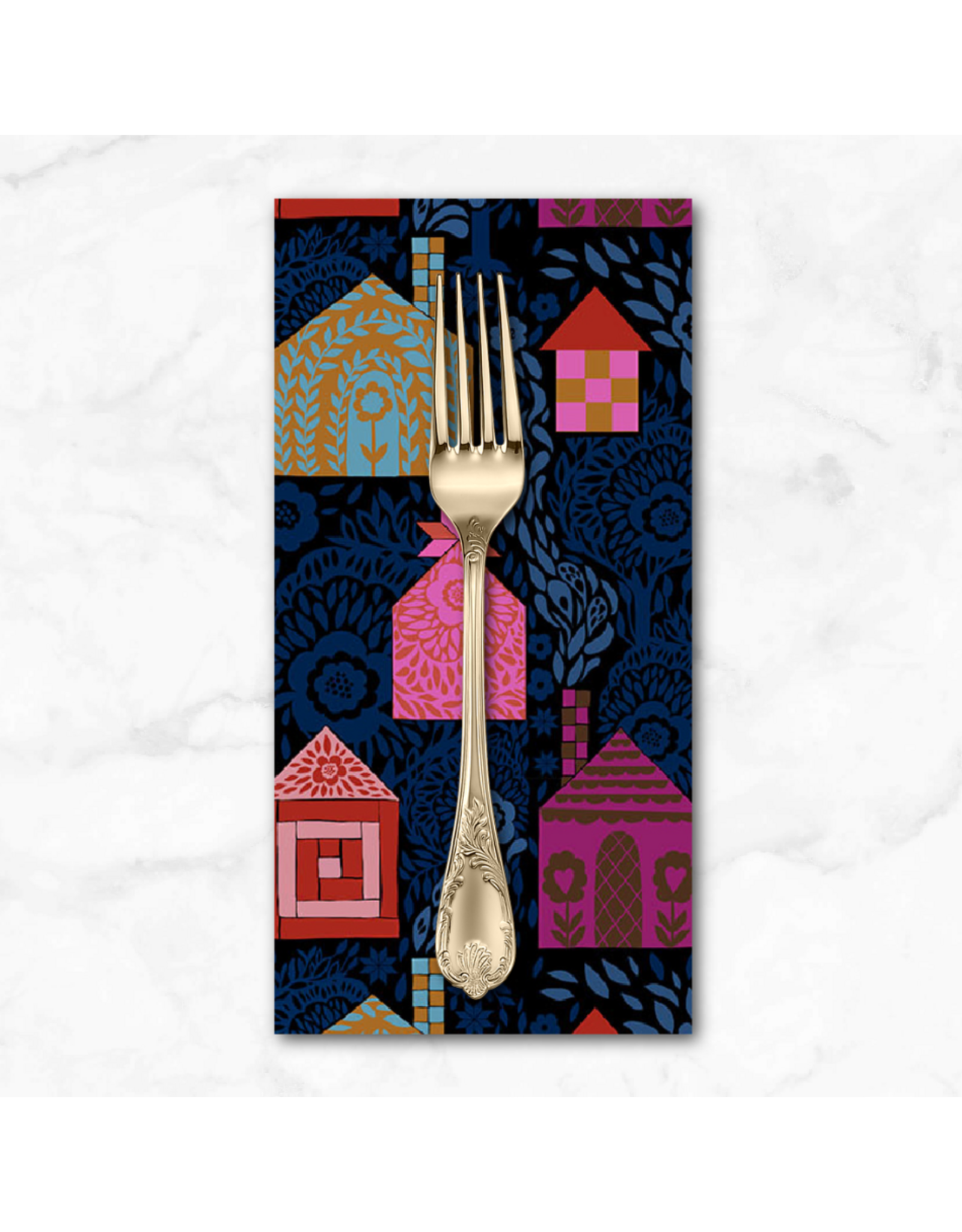 PD's Anna Maria Collection Allegory, Storybook in Dark, Dinner Napkin