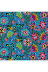 Anna Maria Allegory, Charmed in Azul, Fabric Half-Yards