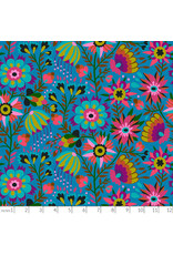 Anna Maria Allegory, Charmed in Azul, Fabric Half-Yards