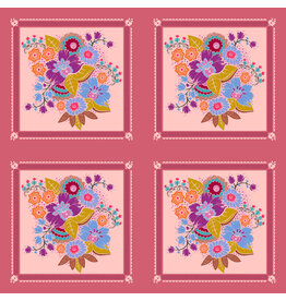 Anna Maria Allegory, Square Dance in Glow, Fabric PER 12" REPEAT