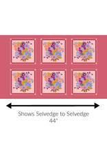 Anna Maria Allegory, Square Dance in Glow, Fabric PER 12" REPEAT