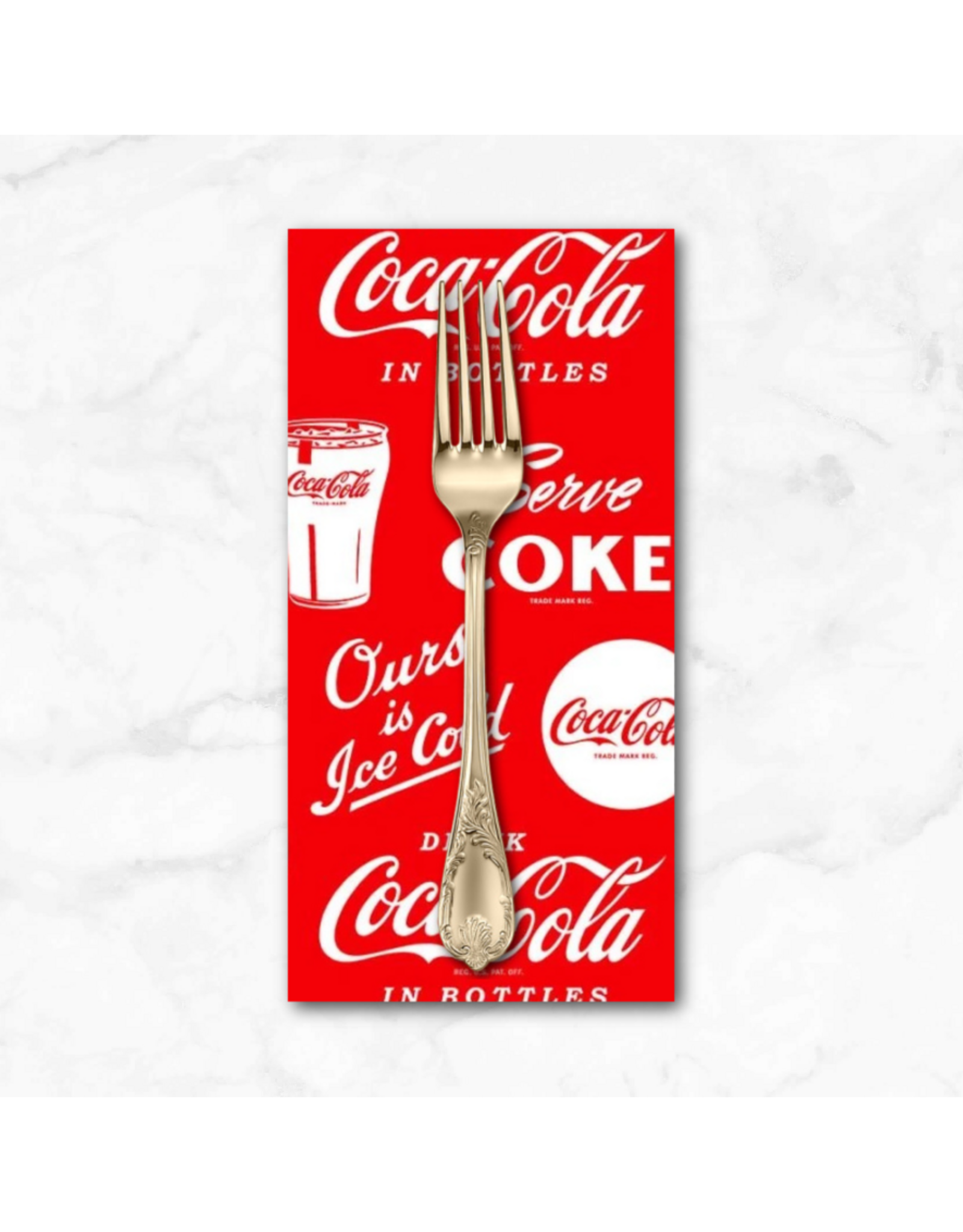 PD's Northcott Collection Coca-Cola, Ice Cold in Red, Dinner Napkin