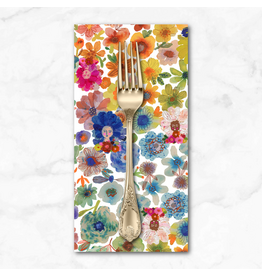 PD's Carolyn Gavin Collection Pompadours in Pink, Color Riot in Rainbow, Dinner Napkin