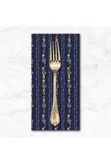 PD's Carolyn Gavin Collection Pompadours in Pink, Daisy Chain in Navy, Dinner Napkin