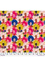 Carolyn Gavin Pompadours in Pink, Mini Pompadours in Multi, Fabric Half-Yards