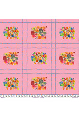 PD's Carolyn Gavin Collection Pompadours in Pink, Summer Bouquet in Pink, Dinner Napkin