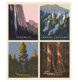 Riley Blake Fabrics ON ORDER-National Parks, California National Parks 36" x 43.5"  Fabric Panel