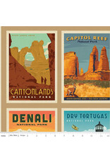 Riley Blake Fabrics National Parks, Wilderness Wonders 54" x 72"  Fabric Panel