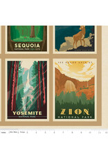 Riley Blake Fabrics National Parks, Wilderness Wonders 54" x 72"  Fabric Panel