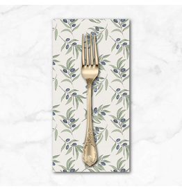 PD's Riley Blake Collection Olive Grove, Olive Branches in Ivory, Dinner Napkin