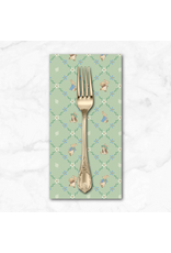 PD's Riley Blake Collection Peter Rabbit and Benjamin Bunny, Lattice in Green, Dinner Napkin