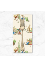 PD's Riley Blake Collection Peter Rabbit and Benjamin Bunny, Main in Cream, Dinner Napkin