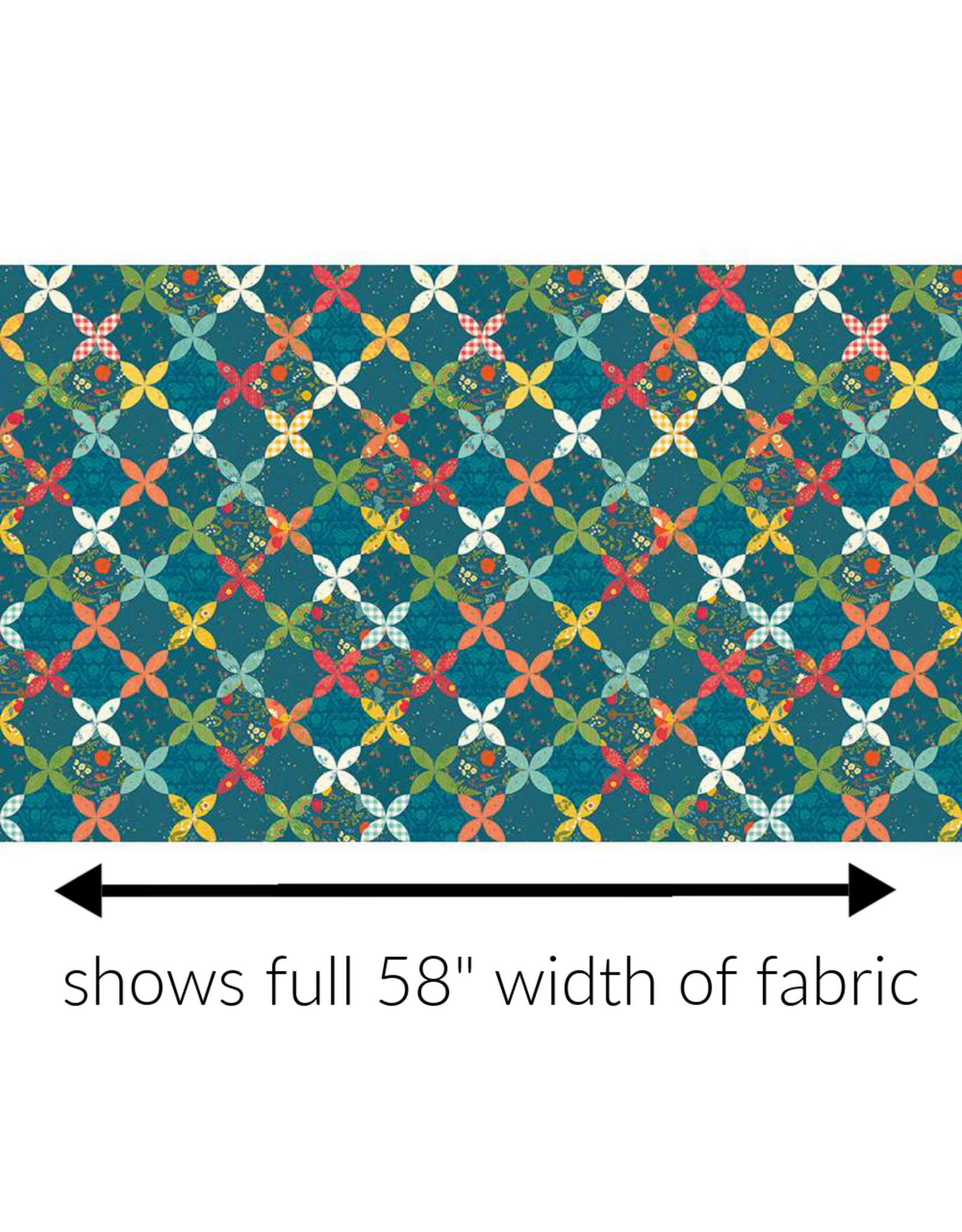 Riley Blake Fabrics Double Lush Velvet, First Blooms, Fabric Half-Yards