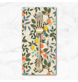 PD's Rifle Paper Co Collection Bramble, Citrus Grove in Cream, Dinner Napkin