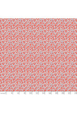 Figo Pocket Posies, Floral Dapple in Red, Fabric Half-Yards