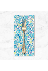 PD's Figo Collection Pocket Posies, Meadow in Blue, Dinner Napkin