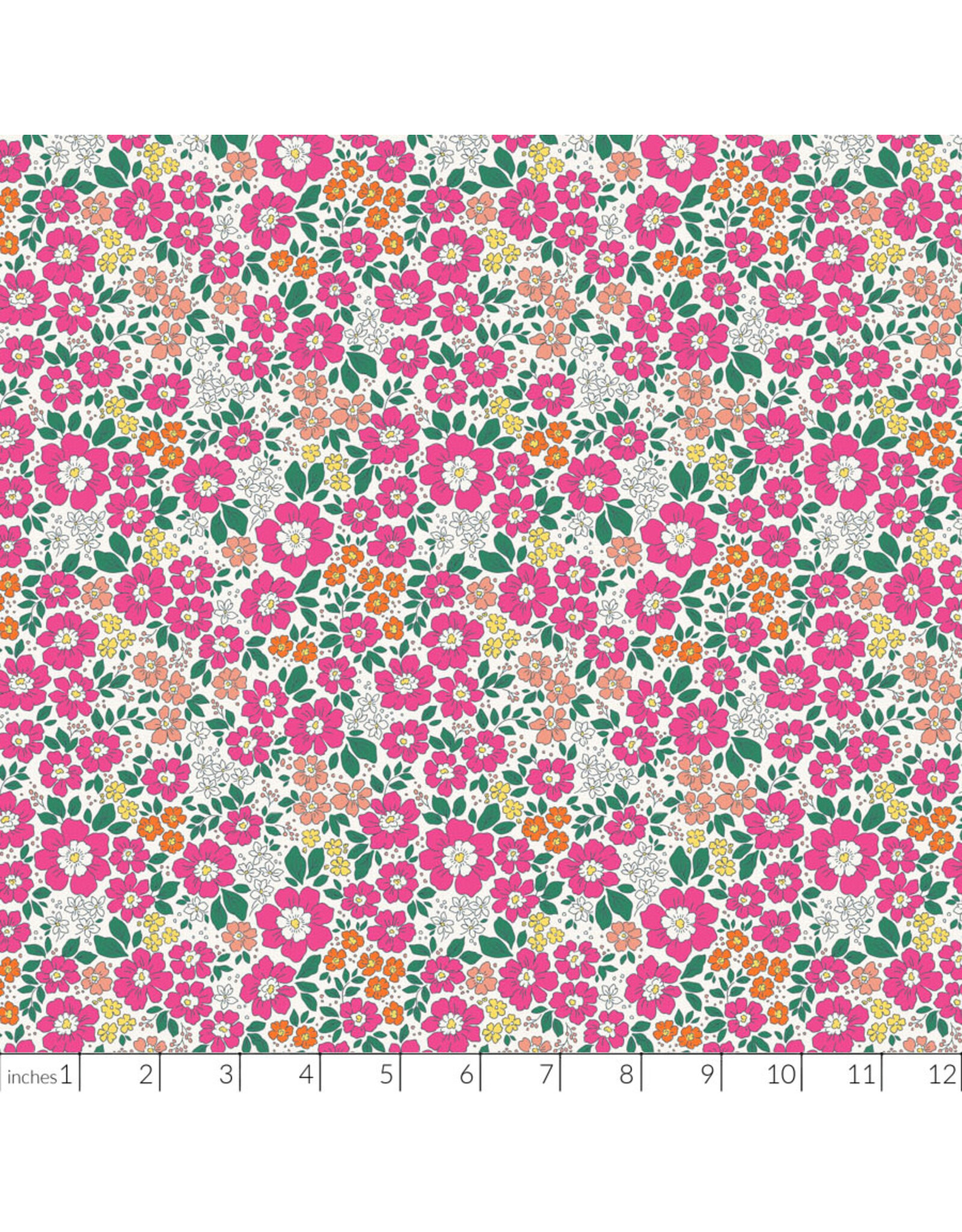 PD's Figo Collection Pocket Posies, Meadow in Pink, Dinner Napkin