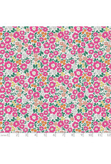 Figo Pocket Posies, Meadow in Pink, Fabric Half-Yards