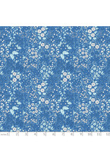 PD's Figo Collection Pocket Posies, Prairie in Blue, Dinner Napkin