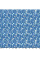 PD's Figo Collection Pocket Posies, Prairie in Blue, Dinner Napkin