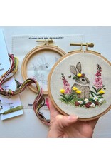 Jessica Long Embroidery Berry Patch Bunny, Embroidery Kit